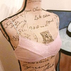 Urban Outfitters Mauve Lace Bra